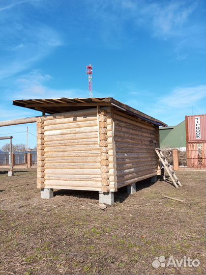 Баня, сруб 3х6