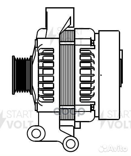 Генератор 120A LG 1070 startvolt