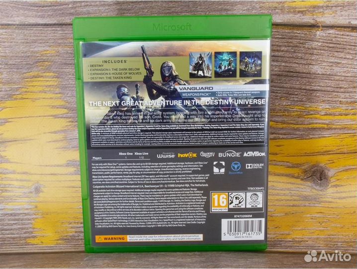 Диск xbox One Destiny The Taken King (Б/У)