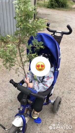 Велосипед с родительской ручкой