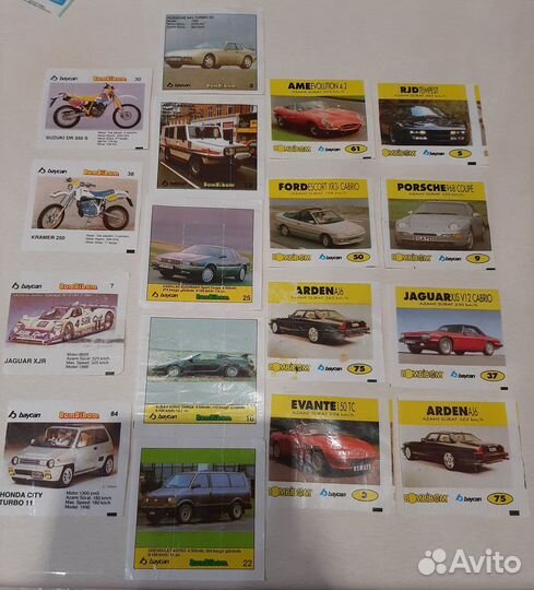 Вкладыши (мультики) от жевательных резинок