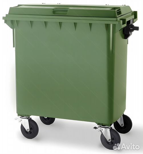 Пластиковый мусорный евроконтейнер 770л-4133