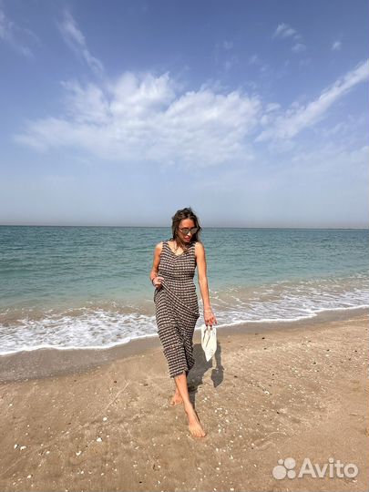 Вязаное платье