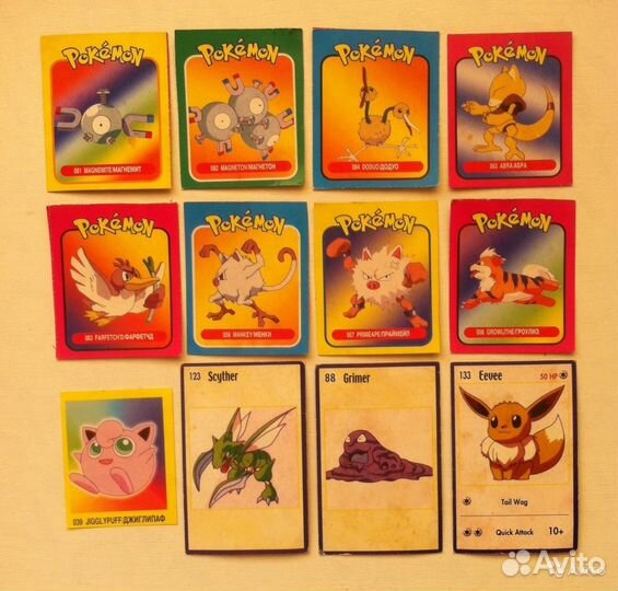 Фишки Покемон Pokemon и др