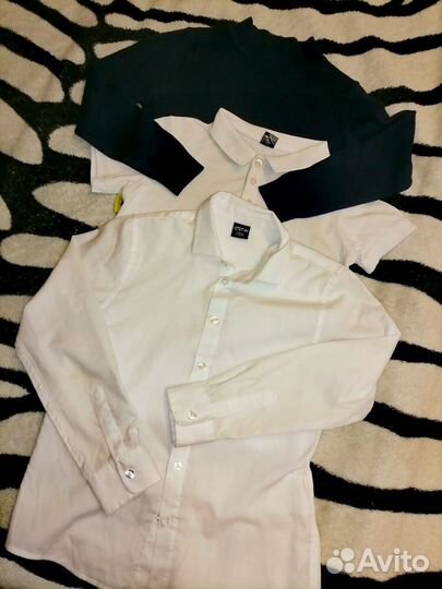 Рубашка белая, поло, свитер (Остин) - 3 ед