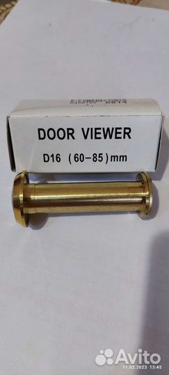 Дверной глазок латунь
