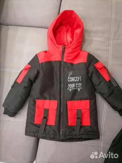 Куртка с брюками детская демисезон р. 122
