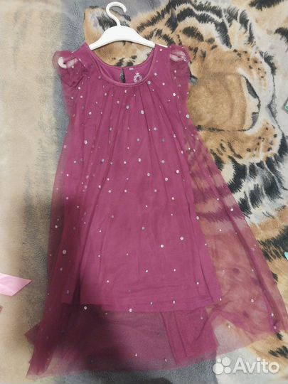 Платье для девочки на рост 122-140