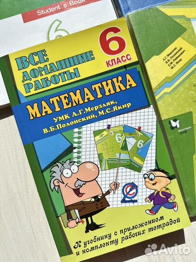 Учебные пособия 6 класс (цена за всё)