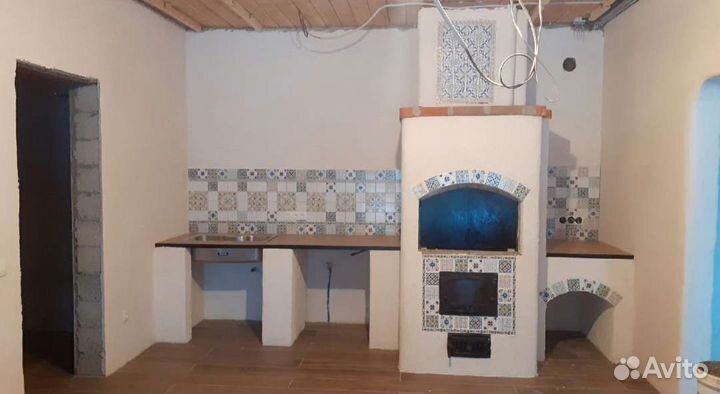 Печи камины барбекю из кирпича