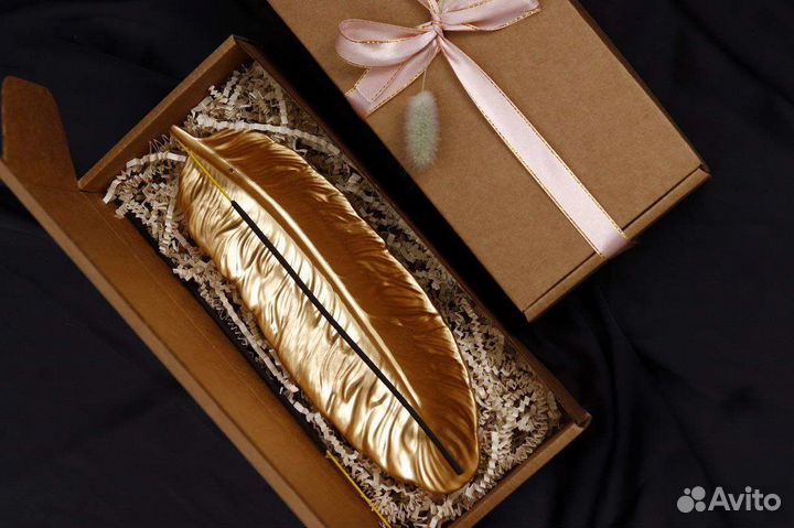 Подставка для благовоний перо