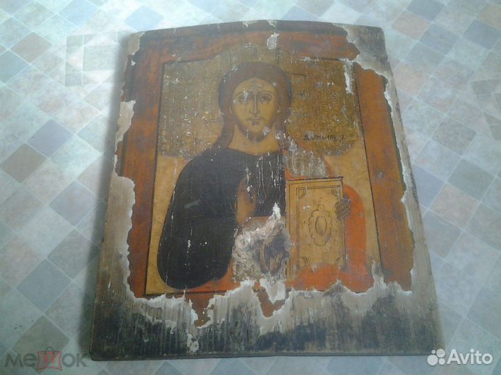 Икона / Господь Вседержитель/ хiх век