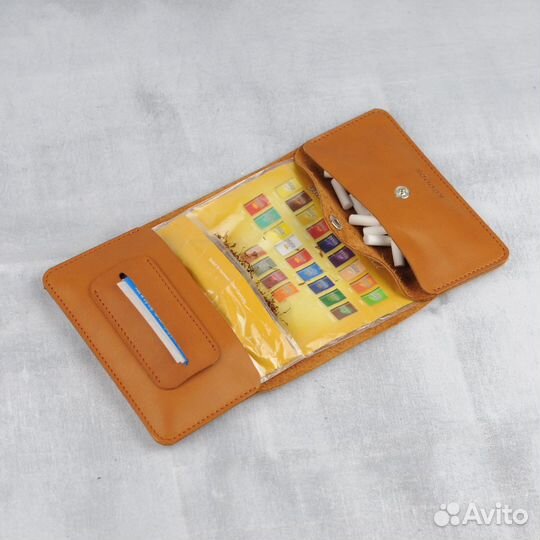 Кисет для табака из кожи