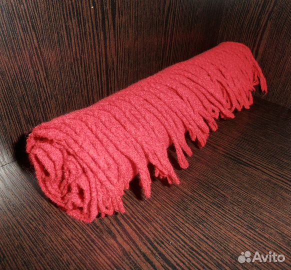 Шарф Blagiotti Uomo, красный, тёплый