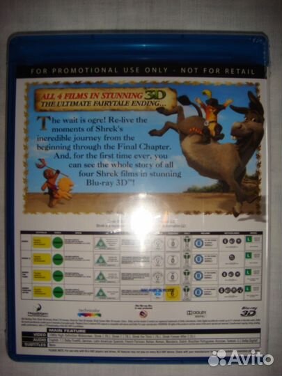 Сборник 3D-BD дисков-лицэнзионые 4шт