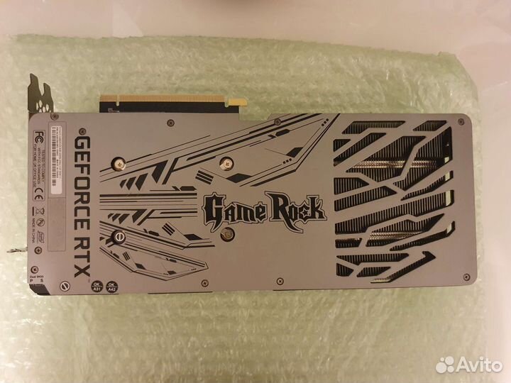 Нерабочая видеокарта Palit RTX 3070 Gamerock