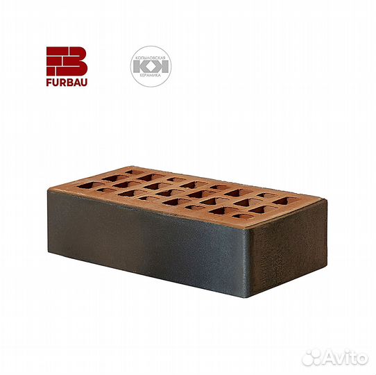 Кирпич облицовочный Флеш Нуар