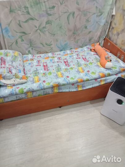 Детская кровать от 3 до 7 лет с матрасом