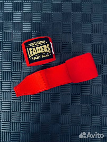 Бинты боксерские leaders semi elastic 50/50 4,5 м