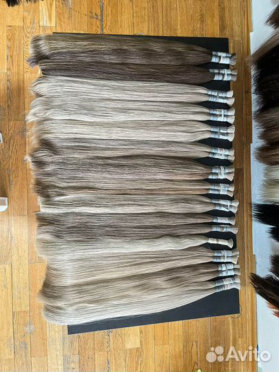 Волосы для наращивания срезы премиум