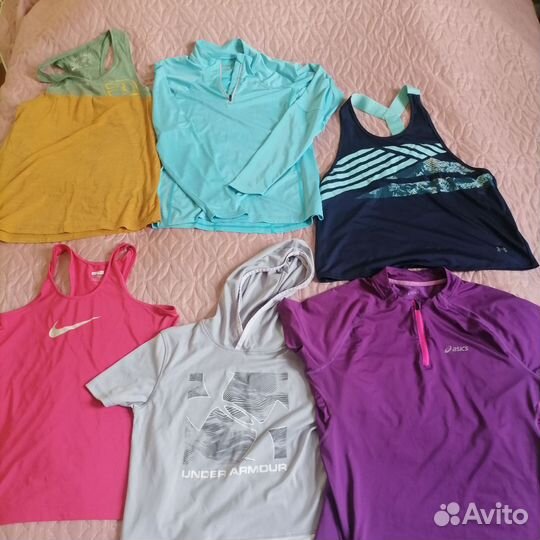 Спортивные футболки Asics, Nike, Under Armour