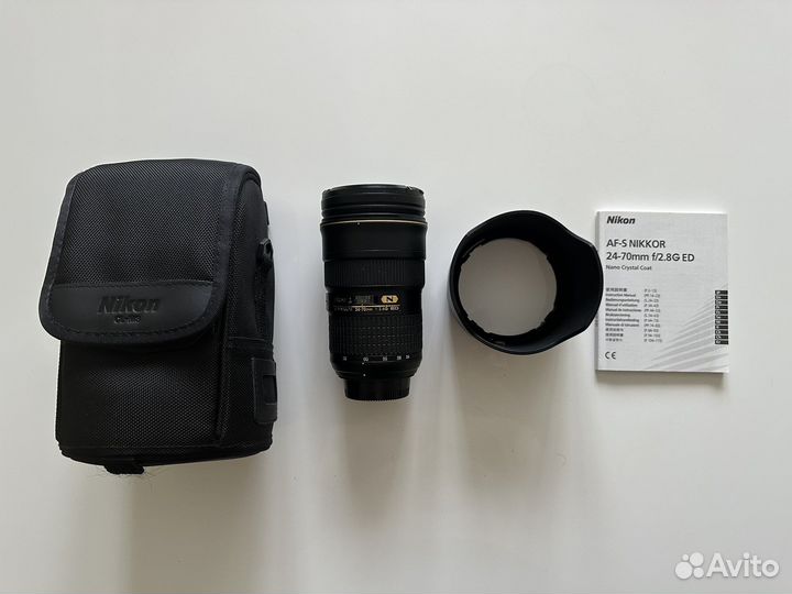 Объектив Nikon 24-70mm f/2.8G ED AF-S Nikkor