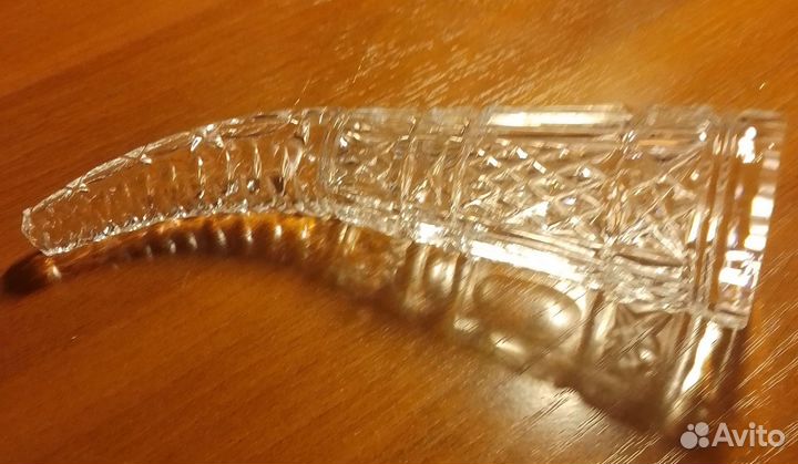 Рог изобилия, хрустальный, новый, 23см