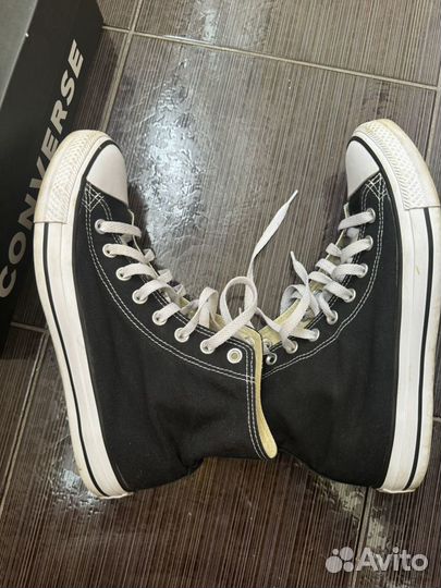 Кеды converse женские высокие черные оригинал б/у