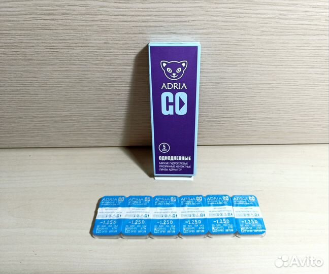 Линзы контактные adria GO новые