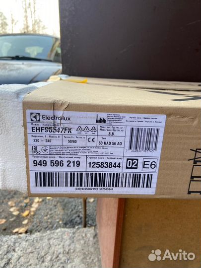 Варочная панель electrolux EHF96547FK