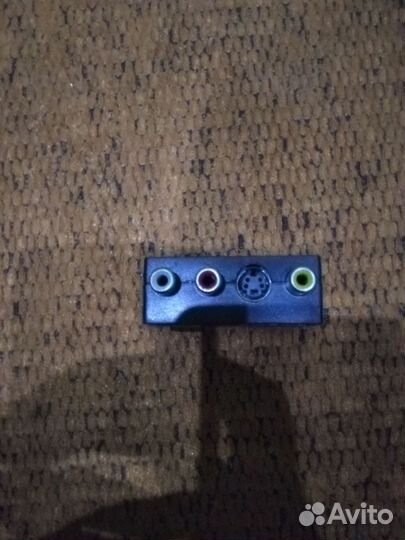 Переходник scart на 3 RCA + S-VHS