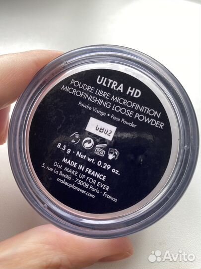 Make up for ever ultra hd пудра