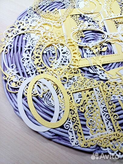 Вырубки для Скрапбукинга/ Рамочки ажурные