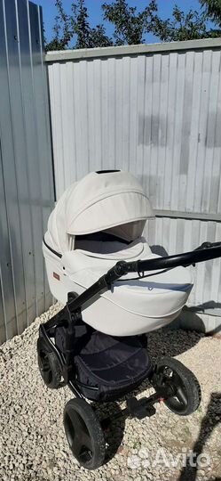 Коляска 2 в 1 эко кожа
