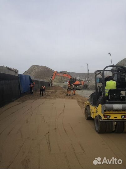 Каток дорожный аренда