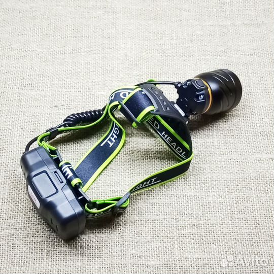 Налобный перезаряжаемый фонарь