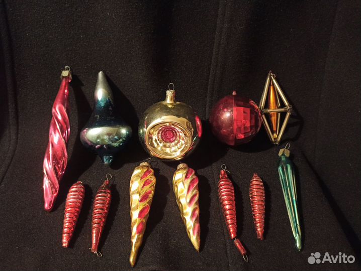 Елочные советские игрушки