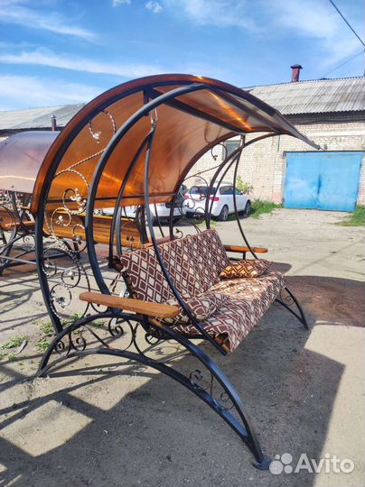 Садовые качели премиум