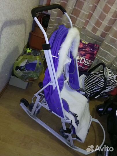 Коляска санки