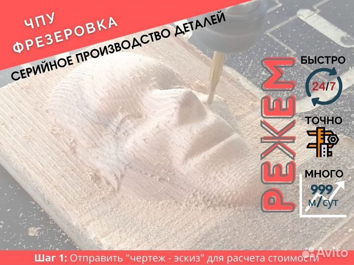 Раскрой Резка Фрезеровка чпу / мдф, фанера, дерево