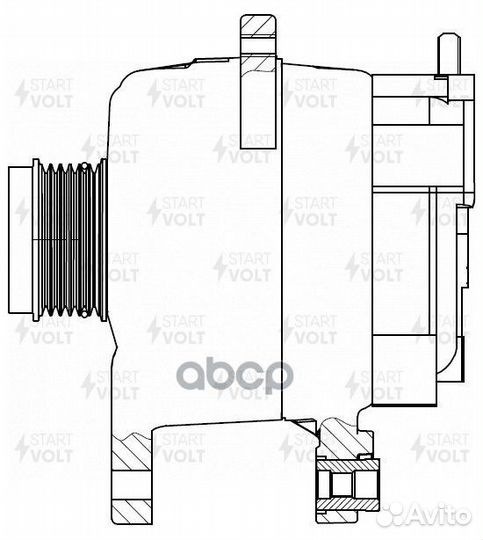 LG 0807 Генератор Hyundai ix35 (10) /i40 (11)