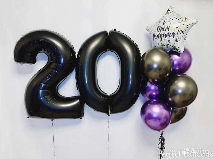 Гелиевые шары “Perfect Balloons” (Доставка)