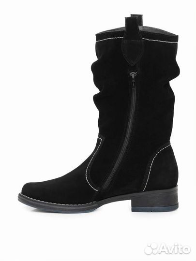 Сапоги 39 демисезонные замша натуральная