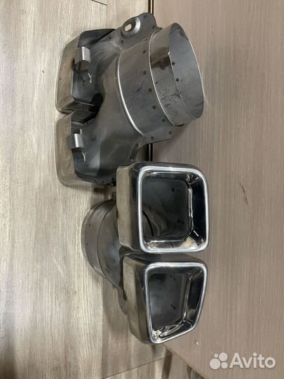 Насадки пара на глушитель amg mercedes