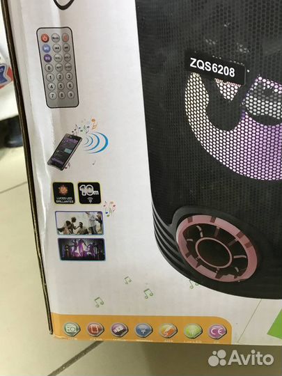 Музыкальная колонка большая с микрпфоном