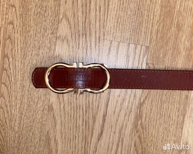 Женский/Мужской Кожанный Ремень Moschino