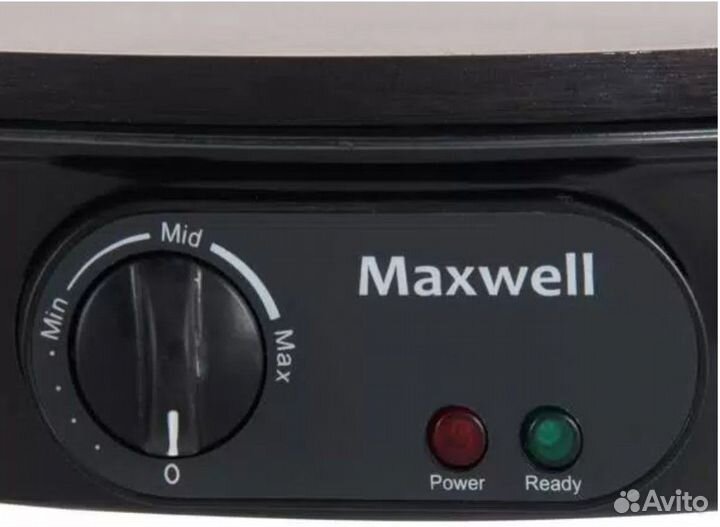 Блинница электрическая maxwell MW-1970 BK