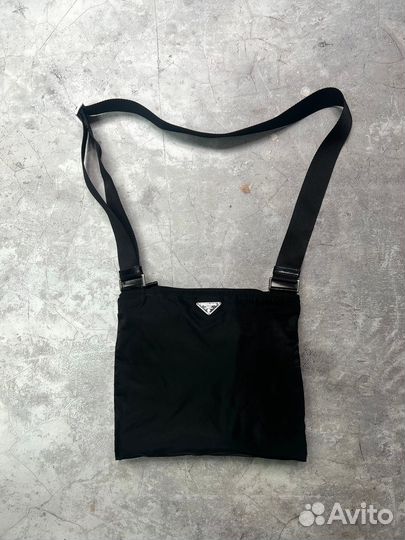 Prada Mens Shoulder Nylon Bag