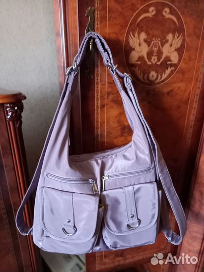 Женская сумка рюкзак трансформер