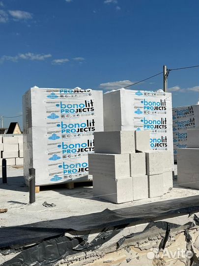 Газобетонные блоки, Газосиликатные блоки Бонолит